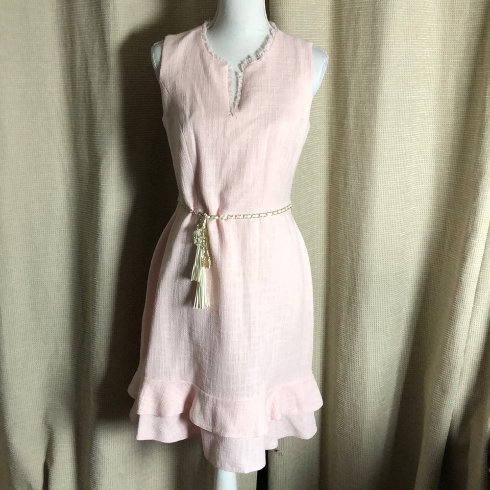 Karl Lagerfield tweed sheath dress.